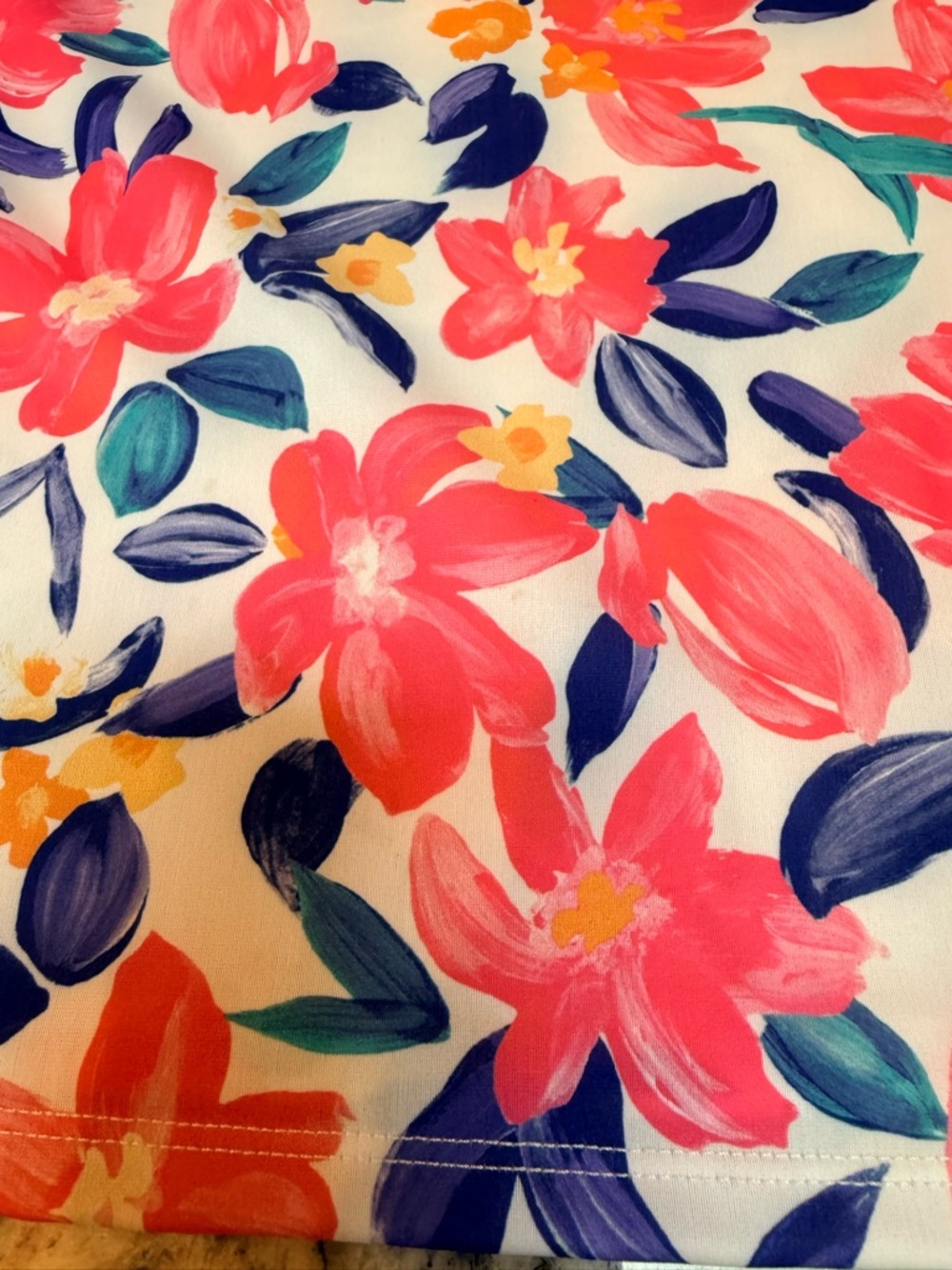Stella Parker Floral Sleeveless Shift Dress Size M Pink Blue Spring Summer - Picture 5 of 10